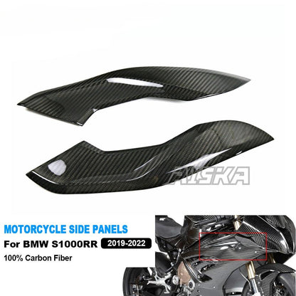 AISKA S1000RR Motorcycle Accessories Carbon Fiber Motorcycle Front Side Panels for BMW S1000RR 2019-2022