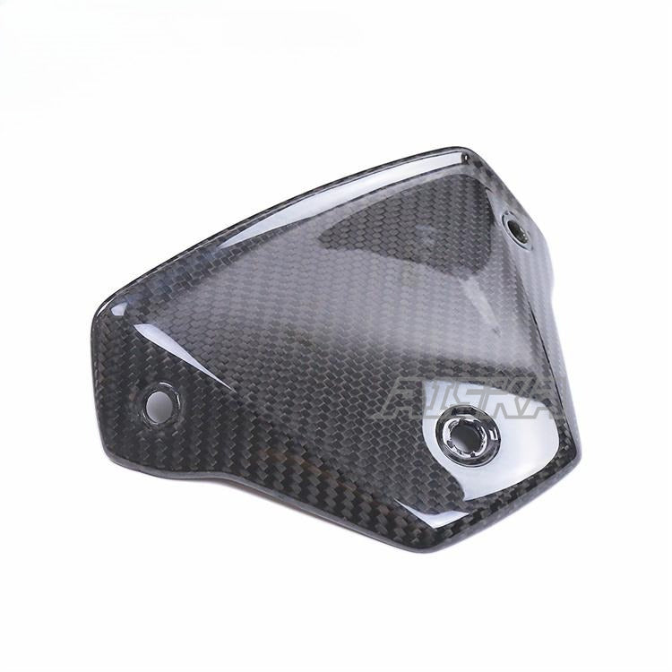 AISKA 3K Full Pre-Preg Carbon Fiber Twill Weave Motorcycle Front Windscreen Holder Bracket for BMW S1000R M1000R 2021-2025