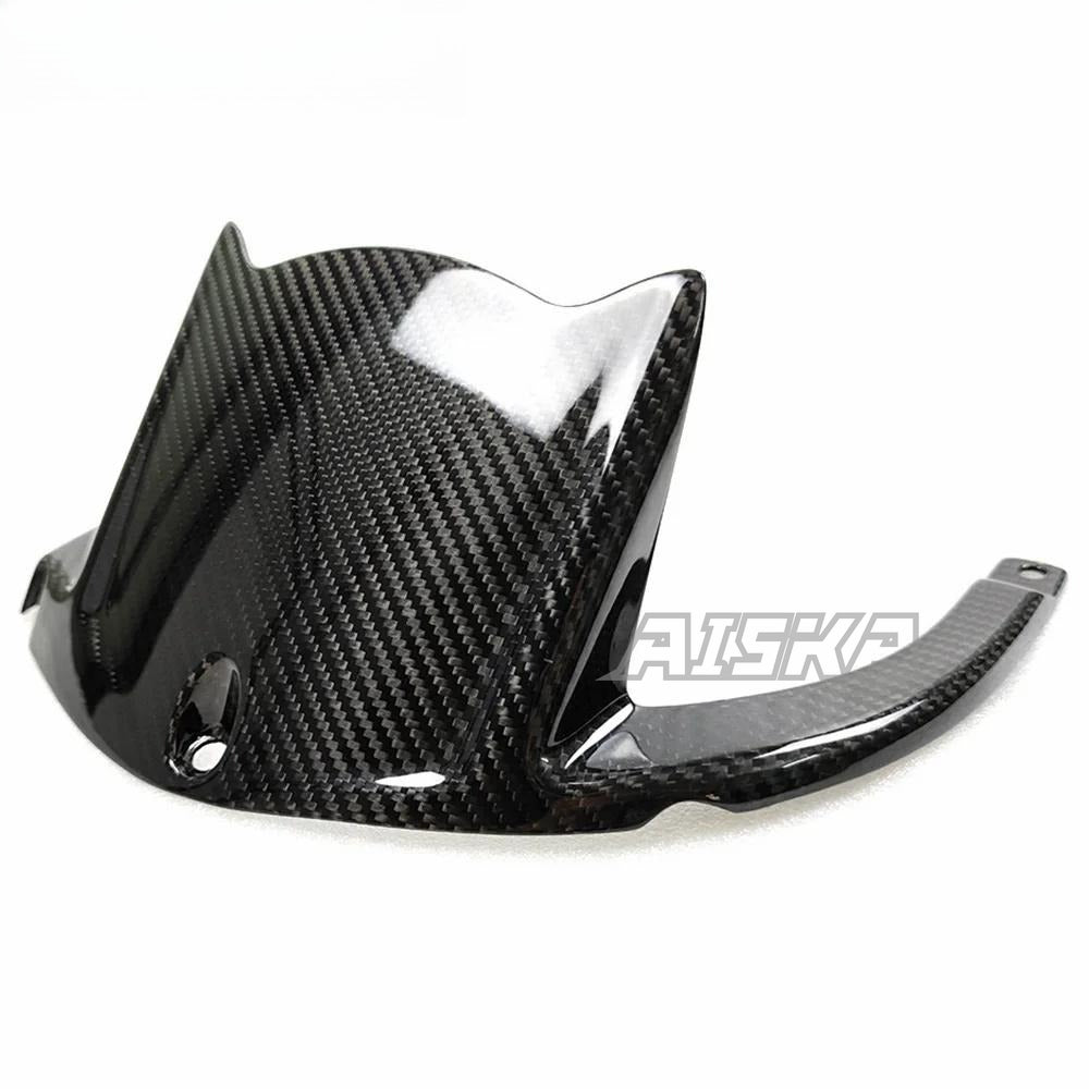 AISKA 3K Dry Carbon Fiber Motorcycle Accessories Rear Wheel Fender Hugger Mudguard for Kawasaki Ninja ZX10R ZX-10R 2016-2020