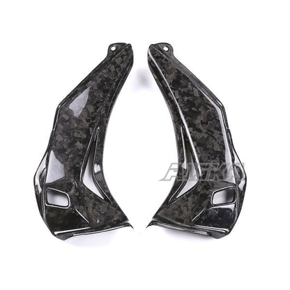 AISKA 3K Dry Carbon Fiber Motorcycle Accessories Front Fairing Inner Dash Panel Side Covers for Kawasaki ZX10R ZX-10R 2016-2020