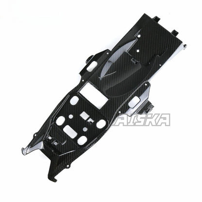 AISKA Motorcycle Carbon Under Tray Fairing Cowling Side Panels Rear Seat Tail Under Panel Fairing for Yamaha R3 2022 2023 2024