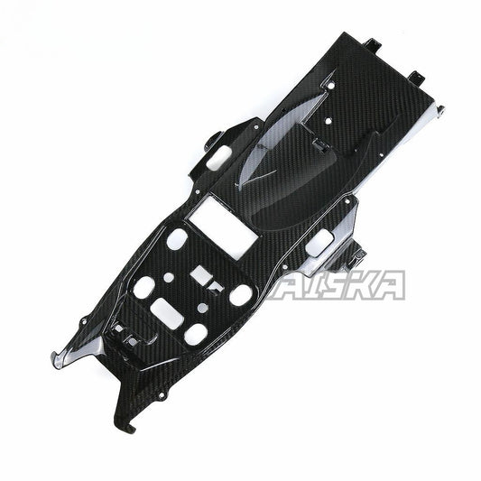AISKA Motorcycle Carbon Under Tray Fairing Cowling Side Panels Rear Seat Tail Under Panel Fairing for Yamaha R3 2022 2023 2024