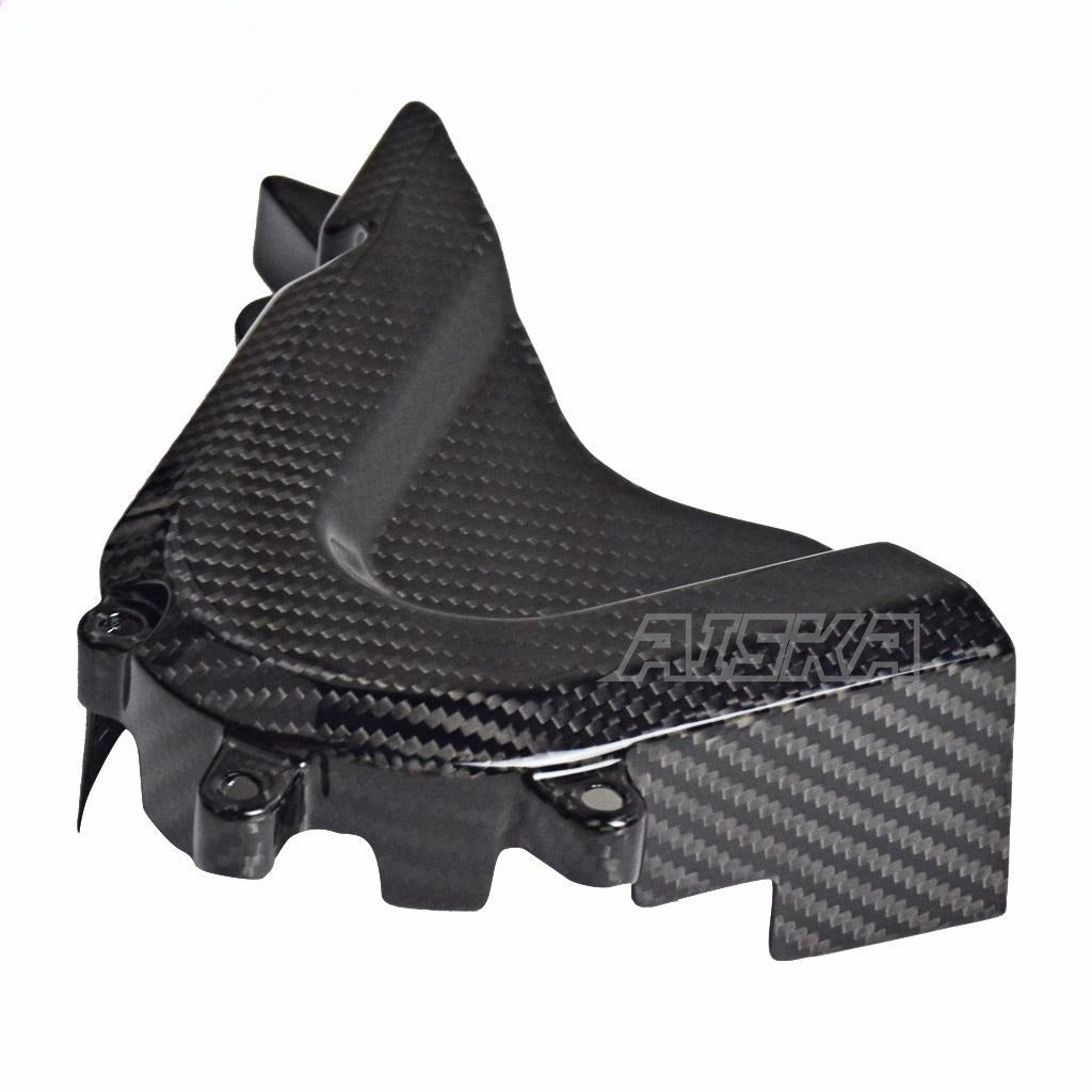 AISKA RC390 3K Dry Carbon Fiber Fairing Motorcycle Sprocket Cover for KTM RC 390 2018 2019 20220 2021 2022 2023 2024