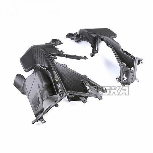 AISKA Plain Weave Matte 100% 3K Full Carbon Fiber Motorcycle Side Panel for Ducati Streetfighter V2  2021-2024