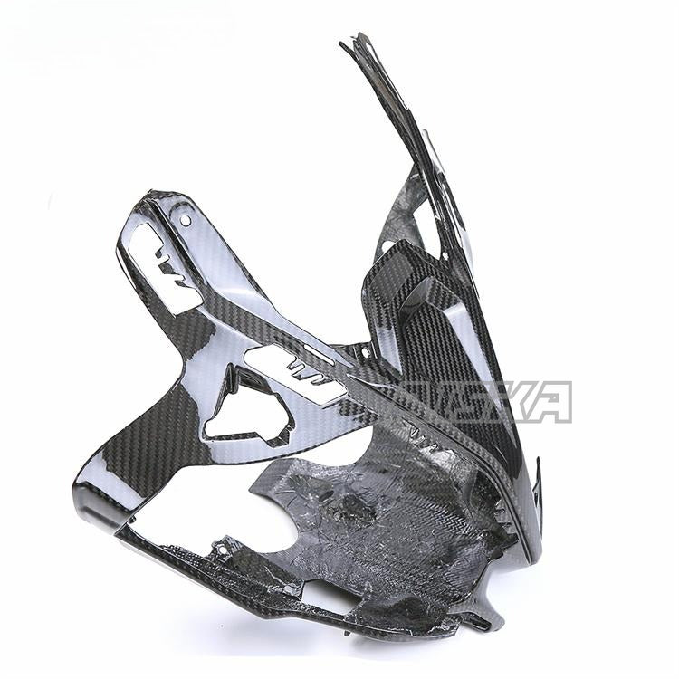 AISKA 100% Dry Carbon Fiber Motorcycle Front Headlight Fairing Cover for BMW R1250RS R 1250 RS 2021-2023