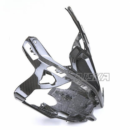 AISKA 100% Dry Carbon Fiber Motorcycle Front Headlight Fairing Cover for BMW R1250RS R 1250 RS 2021-2023