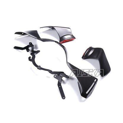 AISKA Carbon Fiber Motorcycle Fairing Aerodynamic Winglets Spoiler for Honda CBR1000RR-R 2021-2024 Air Deflector for 2022-2023