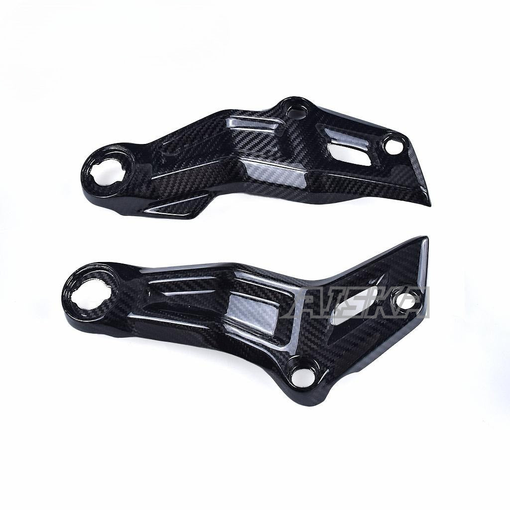 AISKA 100% Dry Carbon Fiber Motorcycle Engine Panel Trim Carbon Fiber Frame Covers for Yamaha MT07 MT-07 FZ07 FZ-07 2014-2022