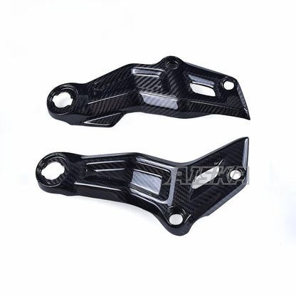 AISKA 100% Dry Carbon Fiber Motorcycle Engine Panel Trim Carbon Fiber Frame Covers for Yamaha MT07 MT-07 FZ07 FZ-07 2014-2022