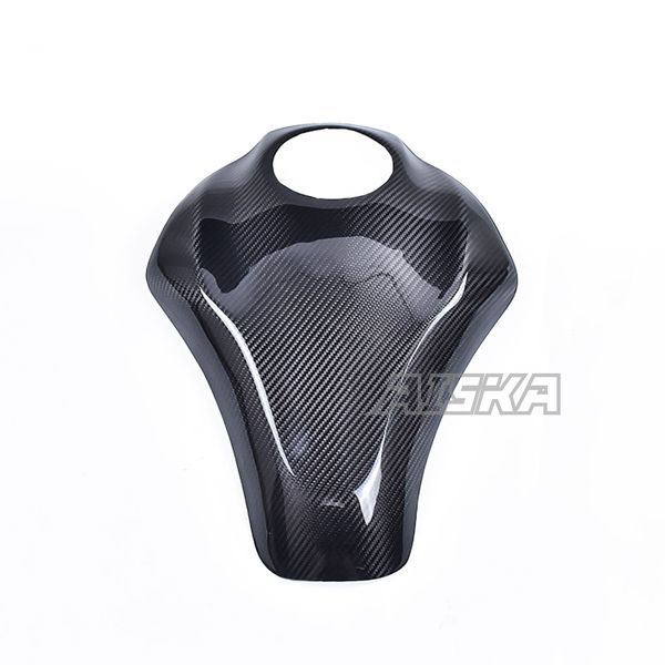 AISKA 3K Dry Carbon Fiber Motorcycle Accessories Fuel Gas Tank Cover Protector Fairing for Kawasaki Z900 2017 2018 2019