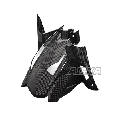 AISKA 100% 3K Dry Carbon Fiber Motorcycle Accessories Rear Fender Hugger Mudguard Fairing for Kawasaki Ninja 650 2014-2024