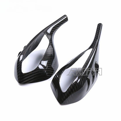AISKA 3K 3*3 Twill Weave Motorcycle Carbon Fiber Rear View Mirror Covers for BMW S1000RR 2019-2022