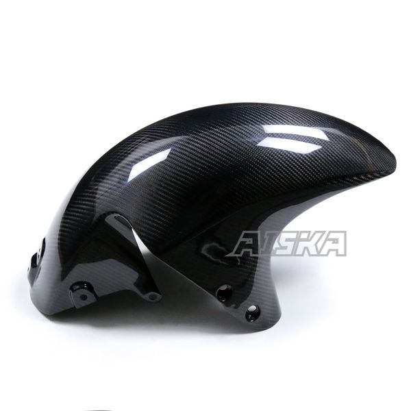 AISKA 100% 3K Carbon Fiber Motorcycle Front Fender Hugger Mudguard for Suzuki GSX1300 R Hayabusa Gen2 2008-2020