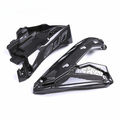 AISKA Dry Carbon Fiber Body Fairings Motorcycle Under Air Intake Fairing Side Panels for Yamaha MT10 FZ10 2022 2023 2024