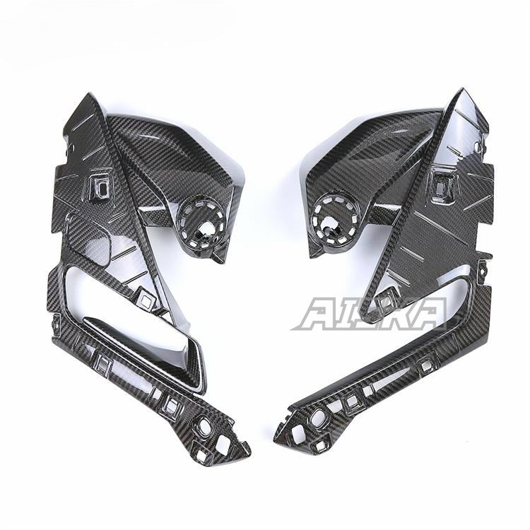 AISKA Wholesale 3K Full Carbon Fiber Motorcycle Tank Lower Frame Side Panels Fairing for BMW R1250RS R 1250 RS 2021-2023