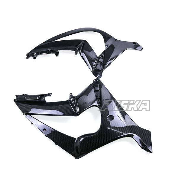 AISKA 3K Dry Carbon Fiber Motorcycle Front Upper Side Panels Fairing for Kawasaki Ninja ZX10R ZX-10R 2011-2015