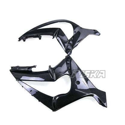 AISKA 3K Dry Carbon Fiber Motorcycle Front Upper Side Panels Fairing for Kawasaki Ninja ZX10R ZX-10R 2011-2015