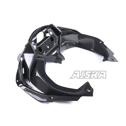 AISKA 3K Dry Carbon Fiber Motorcycle Dashboard Dash Panel Front Cover Fairing for Kawasaki Ninja ZX-4R ZX-4RR ZX25R 2020-2024