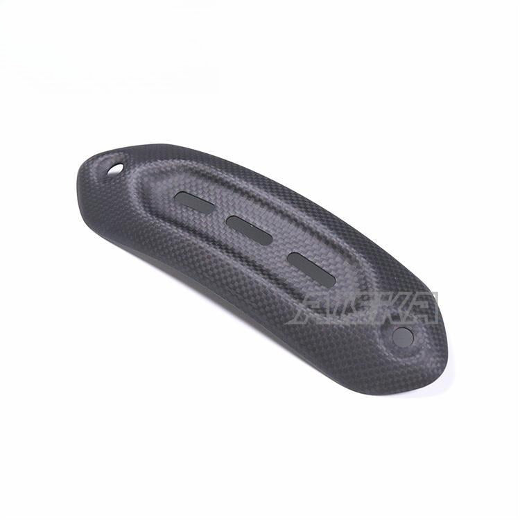 AISKA 100% Carbon Fiber Motorcycle Accessories Exhaust Pipe Cover for Ducati Hypermotard 950 2019+