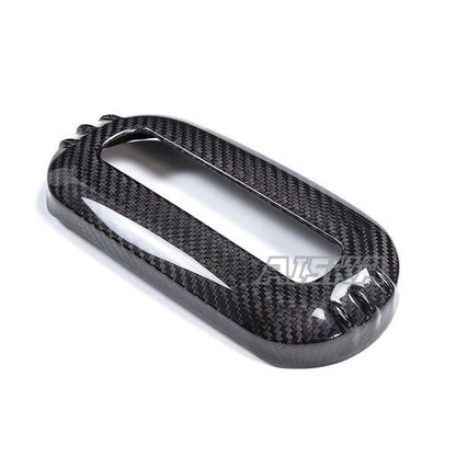 AISKA Dry Carbon Fiber Motorcycle Headlight Grill Fairing Guard Head Light Cover for Harley Davidson Sportster S 1250 2021-2024