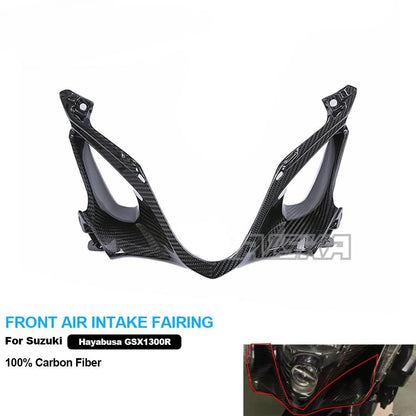 AISKA100% Dry Carbon Fiber Motorcycle Accessories Front Nose Fairing Air Intake Cover Cowling for Suzuki hayabusa GSX1300R 2021-2025