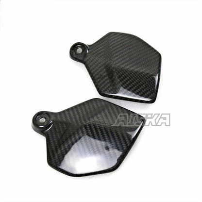 AISKA 100% 3K Full Dry Carbon Fiber Motorcycle Side Panels Upper Frame Cover Fairing Cowls for Honda CBR1000RR 2017-2024