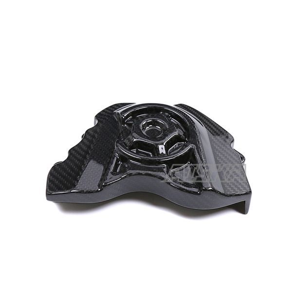AISKA 3K Dry Carbon Fiber Motorcycle Rear Chain Sprocket Cover Fairing Cowl for Kawasaki Ninja ZX10R ZX-10R 2021 2022 2023 2024