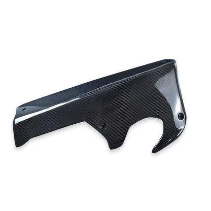 AISKA Full 3K Dry Carbon Fiber Motorcycle Lower Belly Pan Panel Cowls Fairing Kits for Kawasaki Ninja H2 H2R 2015-2024