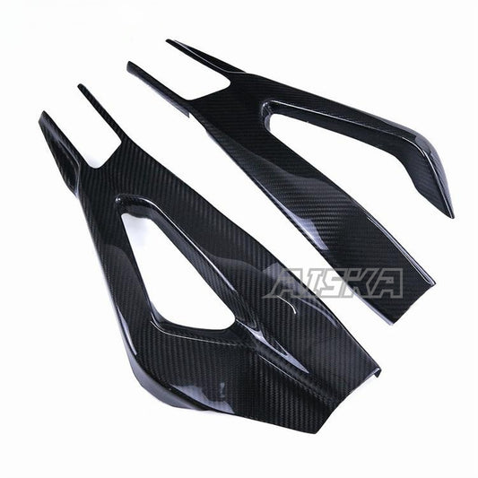 AISKA 100% 3K Dry Carbon Fiber Swing Arm Covers Motorcycle Carbon Fiber Swingarm Covers for BMW S1000RR S1000R M1000RR 2019-2024