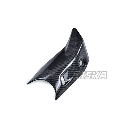 AISKA 3K Dry Carbon Fiber Motorcycle Exhaust Pipe Muffler Heat Shield Cover for Kawasaki Ninja ZX-25R 2020-2024