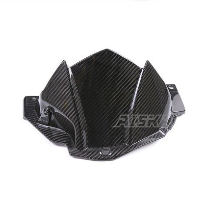 AISKA Full 3K Dry Carbon Fiber Motorcycle Rear Fender Hugger Mud Splash Mudguard for Kawasaki Z H2 2021 2022 2023 2024