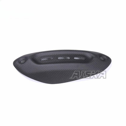 AISKA 100% Carbon Fiber Motorcycle Accessories Exhaust Pipe Cover for Ducati Hypermotard 950 2019+