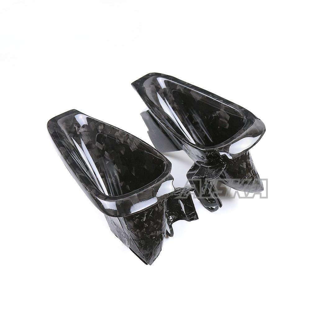 AISKA 100% 3K Dry Carbon Fiber Motorcycle Gas Tank Front Fairing Air Intake Covers for Yamaha MT09 FZ09 2021-2023