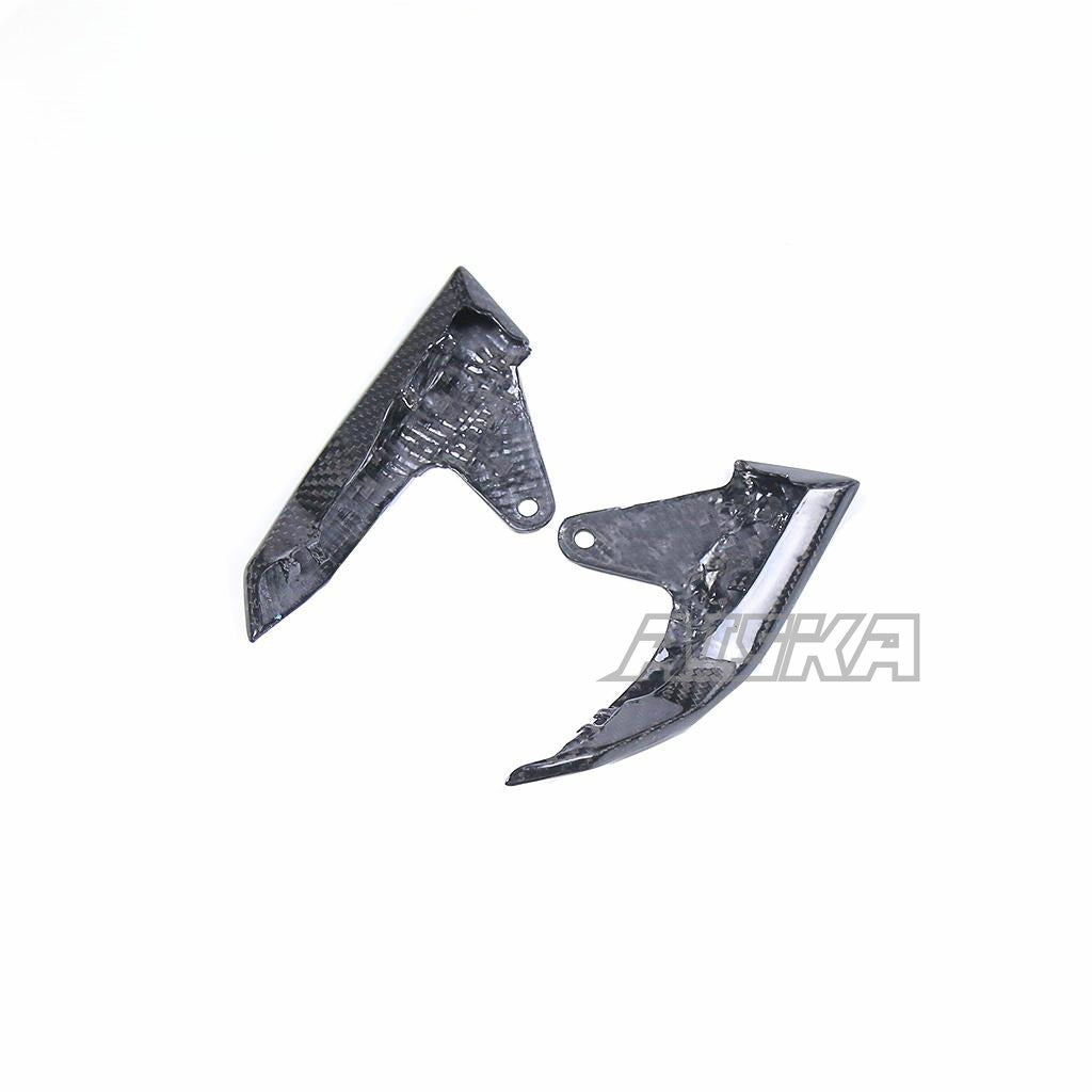 AISKA 100% 3K Pure Carbon Fiber Motorcycle Headlight Cover Bracket Shell Shield for Yamaha MT09 FZ09 2017-2020