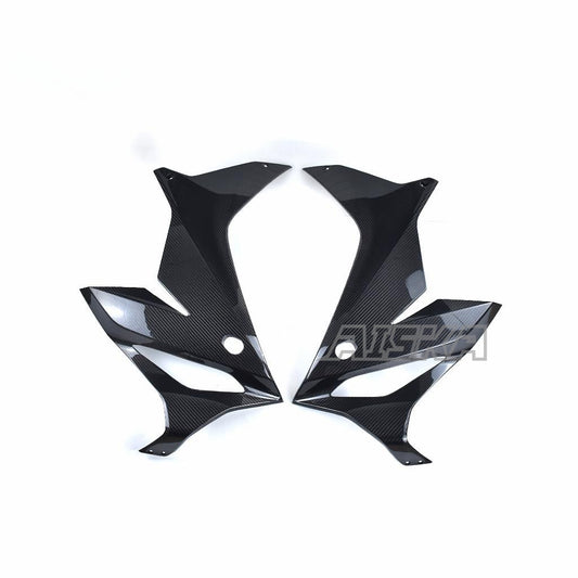 AISKA Motorcycle 3K Dry Carbon Fiber Front Upper Side Panels Frame Covers Fairing Panel Cowling Kits for Honda CBR650R 2019+