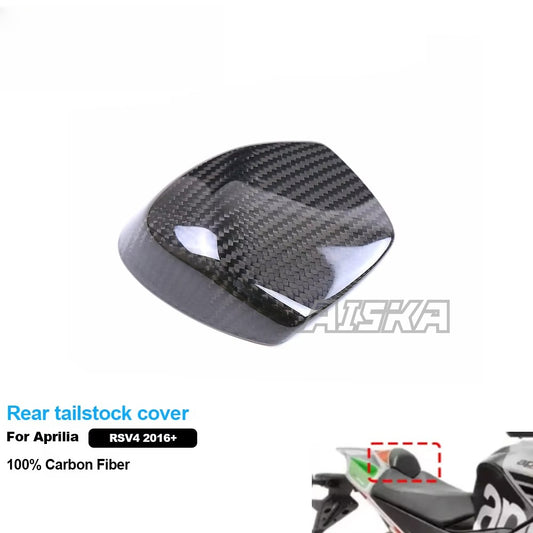 AISKA 3K 3*3 Carbon Fiber Motorcycle Accessories Rear Tail Seat Small Cover for Aprilia RSV4 Tuono V4 Factory 2021+