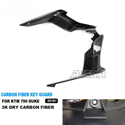 AISKA 790 890 Duke 3K Dry Carbon Fiber Motorcycle Fuel Tank Side Panel Front Side Fairing for KTM 790 890 Duke 2018-2024