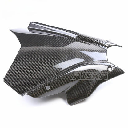 AISKA 100% 3K Carbon Fiber Motorcycle Front Air Deflectors Windshield Windscreen for Yamaha MT09 FZ09 2021-2023