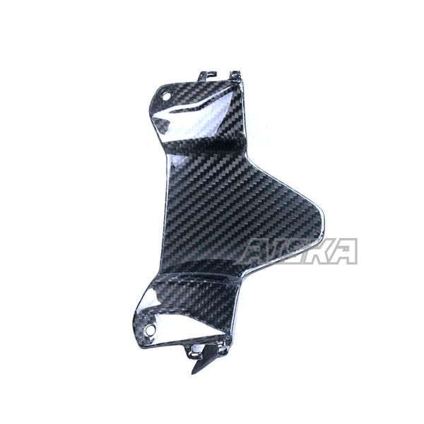 AISKA 3K Dry Carbon Fiber Motorcycle Accessories Front Headlight Lower Beak Cowl Cover Fairing for Kawasaki Z900 2020-2024