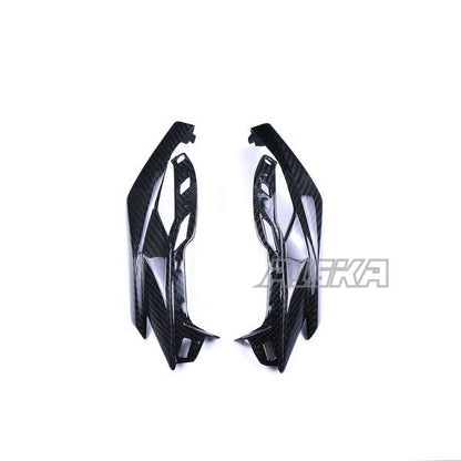 AISKA 3K Dry Carbon Fiber Motorcycle Accessories Front Headlight Side Fairing Cover Panels for Kawasaki Z1000 2014+