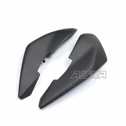 AISKA 3K 3*3 Carbon Fiber Motorcycle Accessories Rear Seat With Armrest Side Panel  for Ducati Hypermotard 950 2019+