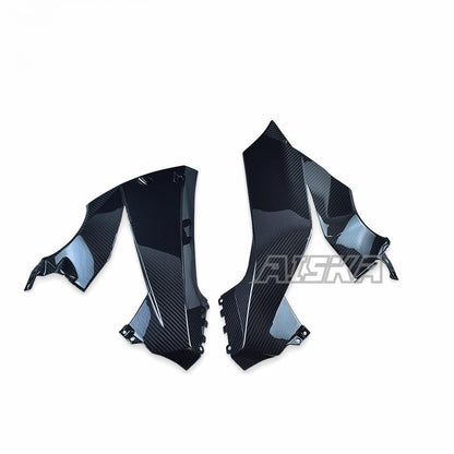 AISKA Motorcycle 3K Dry Carbon Fiber Engine Spoiler Lower Fairing Body Frame Panel Belly Pan for Honda CB650R CBR650R 2019+
