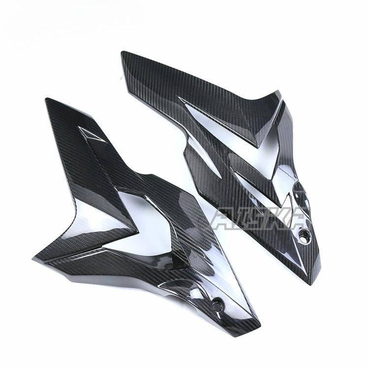 AISKA 100% 3K Twill Weave Carbon Fibre Motorcycle Side Panel Fairings for BMW S1000R 2014-2020