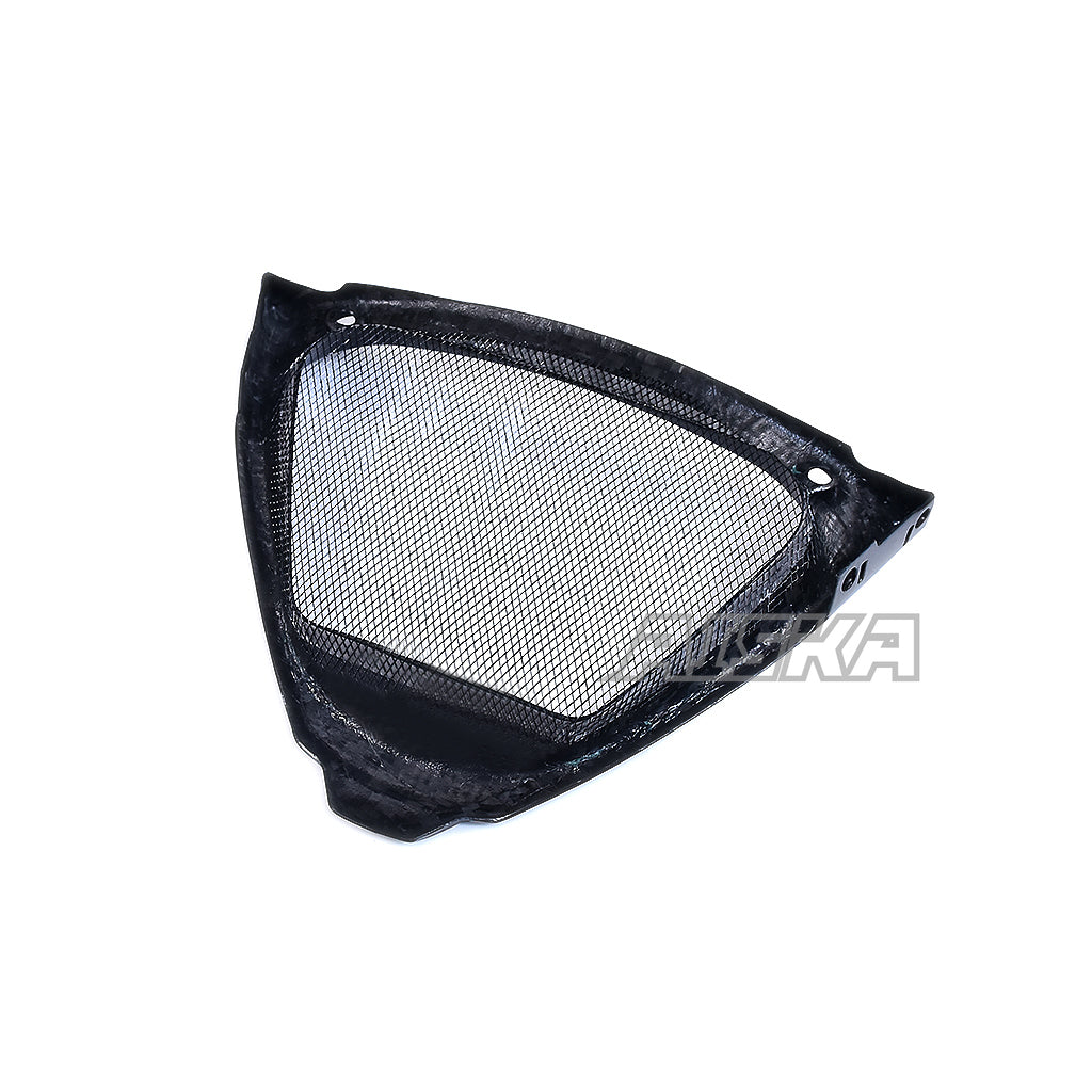 AISKA 3K 3*3 Carbon Fiber Motorcycle Accessories V-shaped Panel Radiator Cover for Aprilia RSV4  Tuono V4 2021+