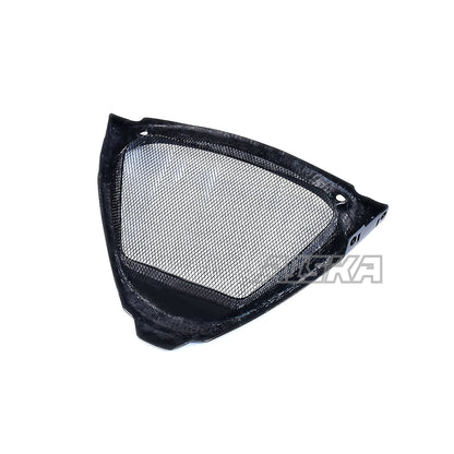 AISKA 3K 3*3 Carbon Fiber Motorcycle Accessories V-shaped Panel Radiator Cover for Aprilia RSV4  Tuono V4 2021+
