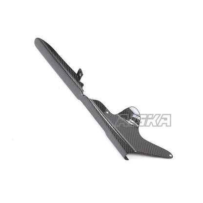 AISKA 3K Dry Carbon Fiber Motorcycle Rear Chain Guard Cover Protector for Kawasaki Ninja ZX10R ZX-10R 2021 2022 2023 2024