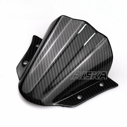 AISKA 3K Carbon Fiber Motorcycle Windshield Windscreen Airflow Wind Deflectors for Yamaha MT09/SP FZ-09 2013 2014 2015 2016