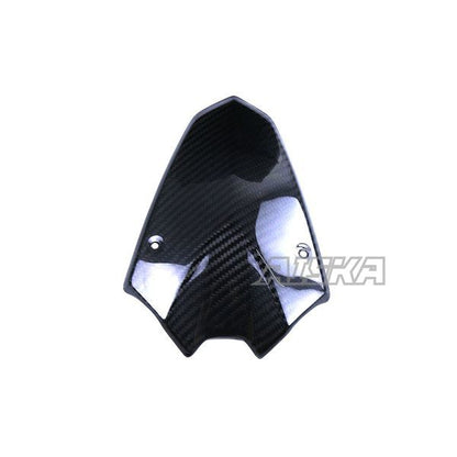 AISKA 3K Dry Carbon Fiber Motorcycle Accessories Front Upper Headlight Under Windshield Panel Fairing for Kawasaki Z1000 2014+