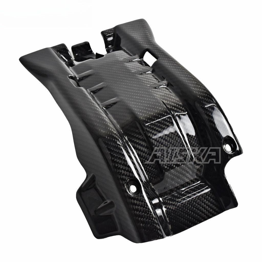 AISKA 3K Dry Carbon Fiber Parts Accessories Motorcycle Under Tray Body Fairing Kit Lower Belly Pan for KTM 250 350 EXC 2020+