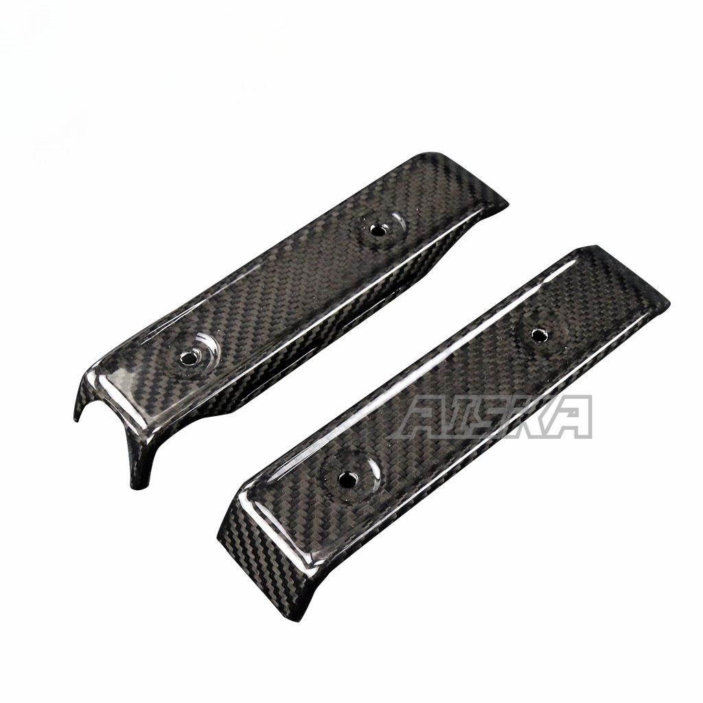 AISKA 3K Dry Carbon Fiber Motorcycle Accessories Radiator Side Panel Cover Fairings for Kawasaki Z900RS 2018-2024